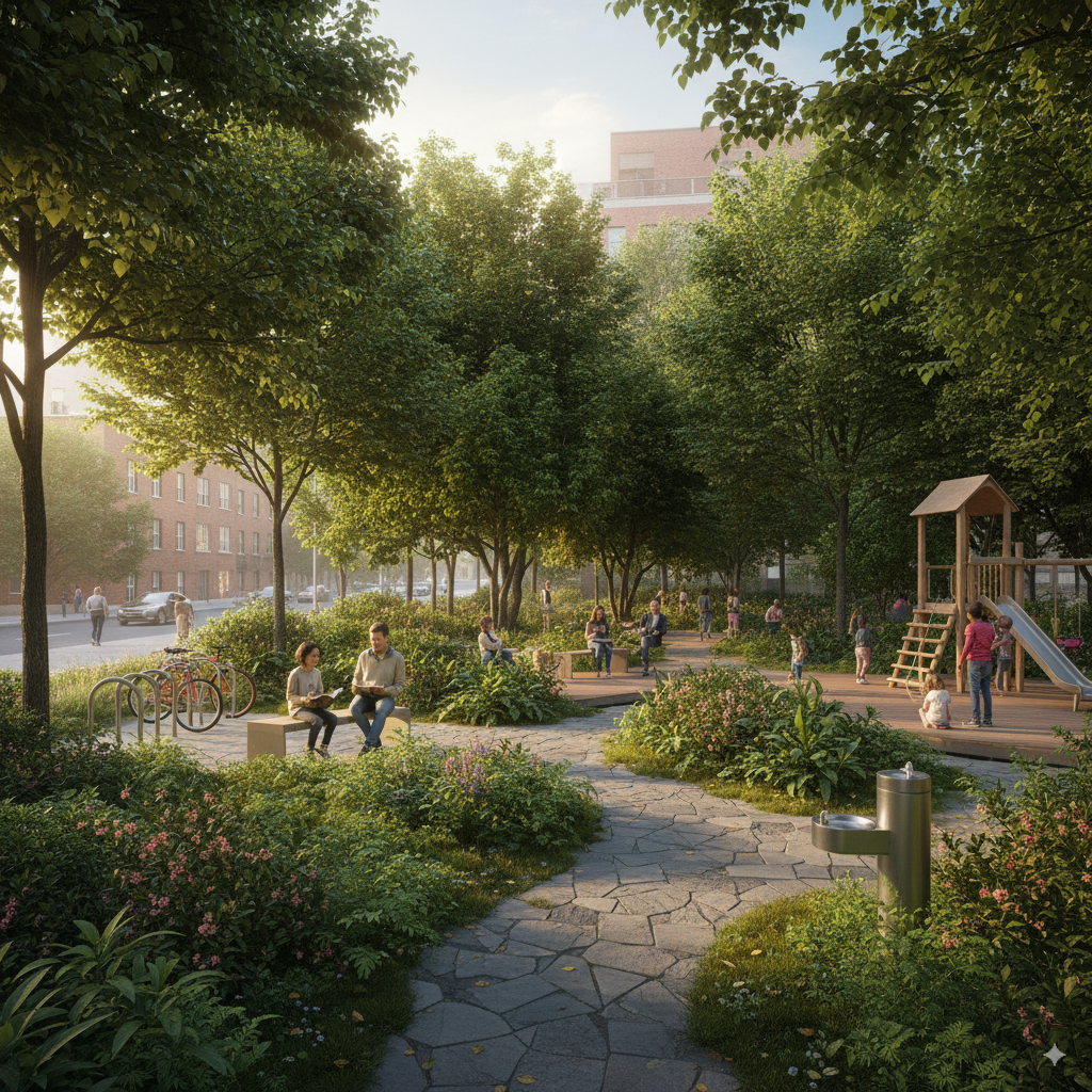 Urban Pocket Parks transforming public spaces in Ernakulam