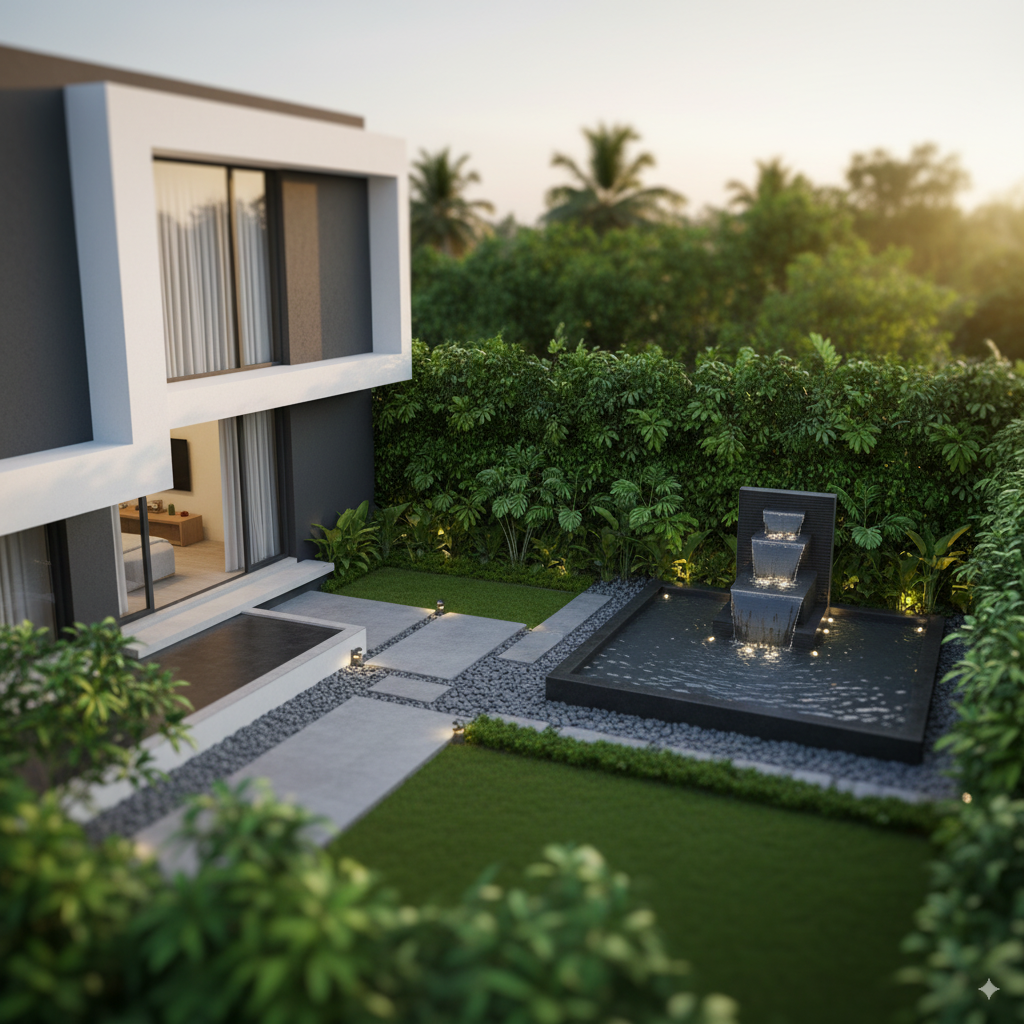 Edible Zen Garden design in Ernakulam