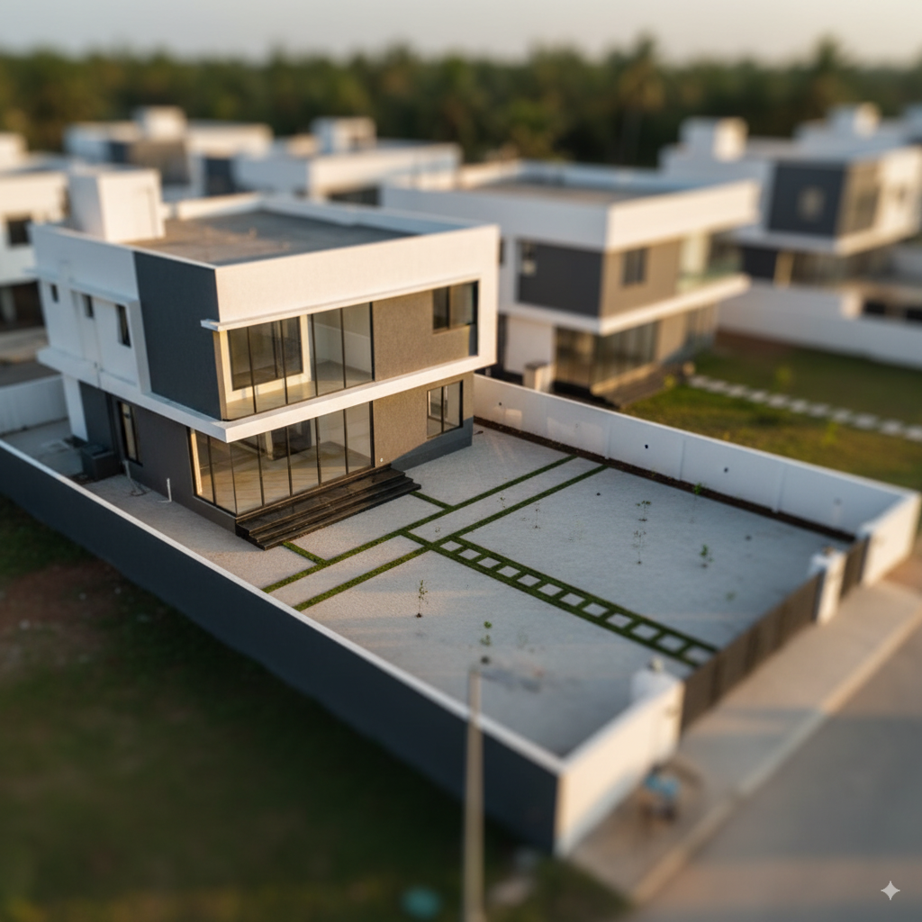 Land in Ernakulam before Miyawaki forest implementation